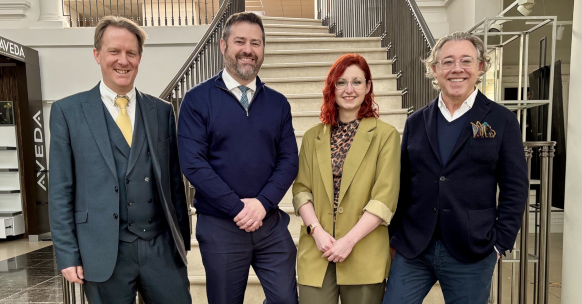 Inside Jolly’s: (from left) Cllr Mark Elliott, Cabinet Member for Resources, Cllr Kevin Guy, Leader of B&NES Council, store manager Jess Merritt-Johns and Morleys Chief Executive Allan Winstanley